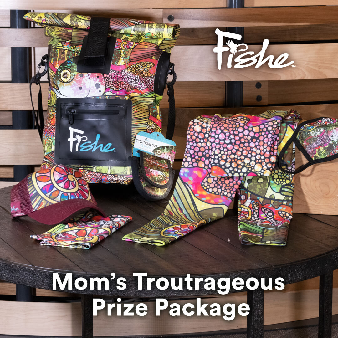 Moms Troutrageous prize package